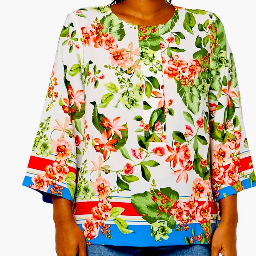 Floral Print Women's Top